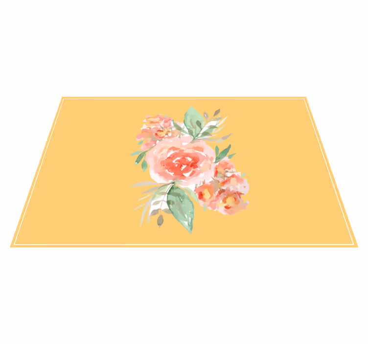 Tovaglietta americana originale con motivo floreale - TenStickers