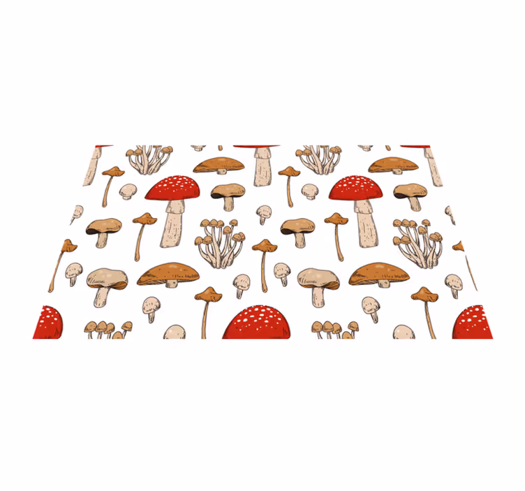 Tovaglietta americana originale motivo fungo - TenStickers