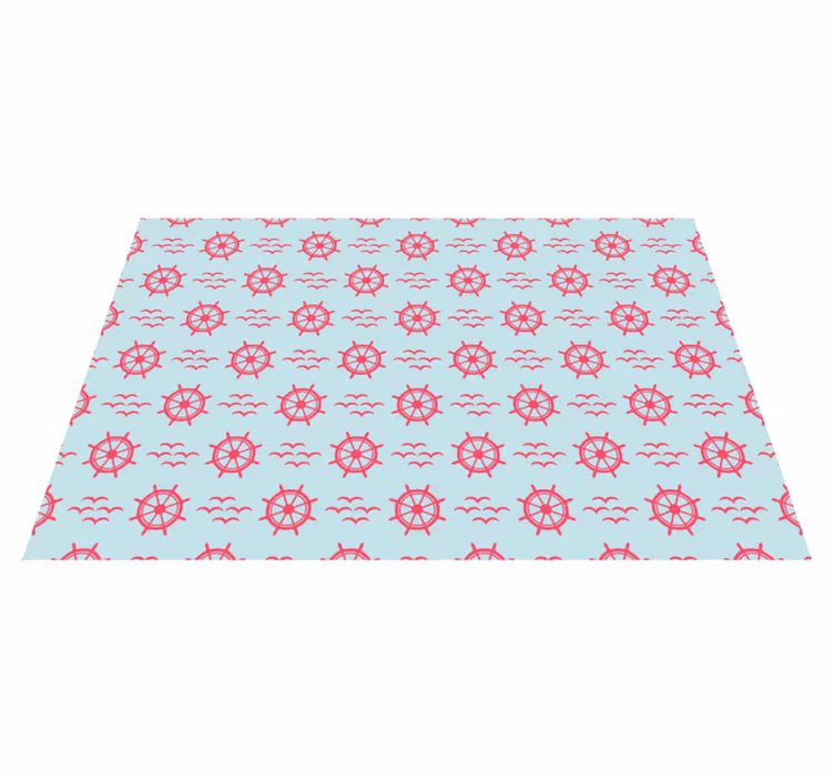 Tovaglietta americana originale timone nautico - TenStickers
