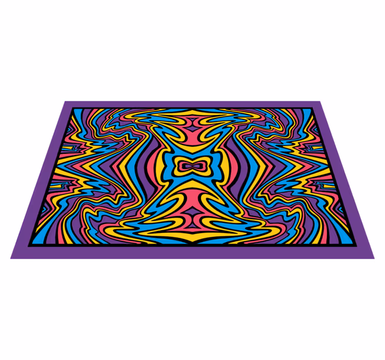 Tovaglietta americana originale vortici astratti colorati - TenStickers