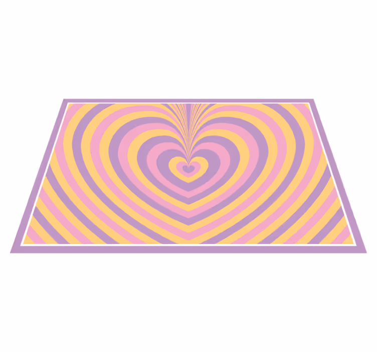 Tovaglietta americana originale strati a cuori - TenStickers