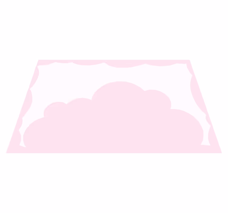 Tovaglietta americana infantile con sfondo nuvoloso - TenStickers