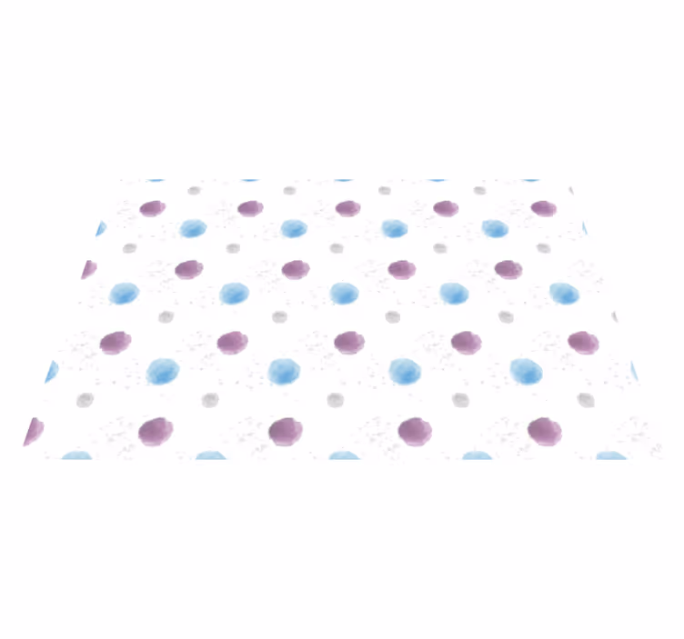 Tovaglietta americana textu cerchi colorati vivaci - TenStickers