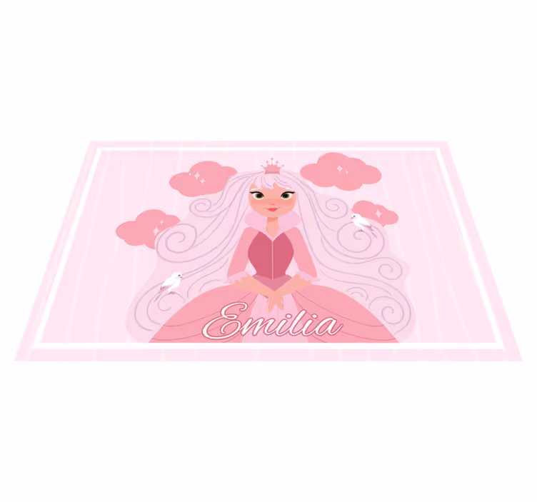 Tovaglietta americana infantile con personaggi principessa - TenStickers