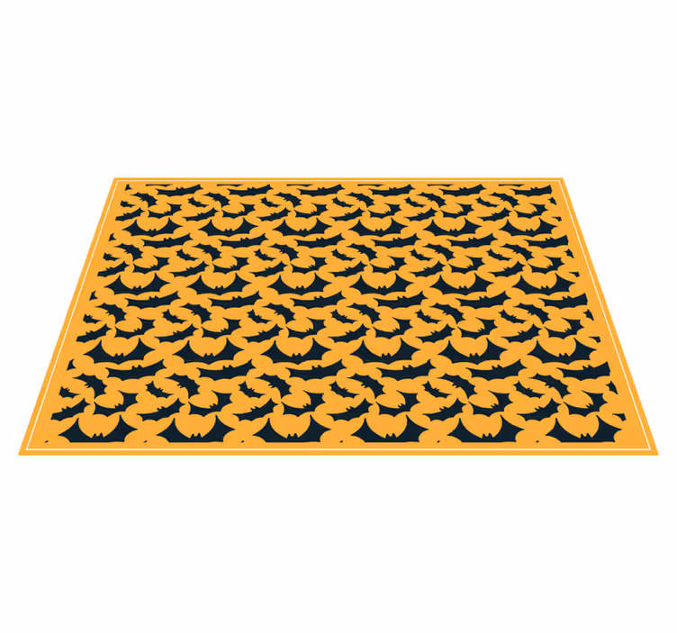 Tovaglietta americana di halloween con motivo pipistrelli - TenStickers