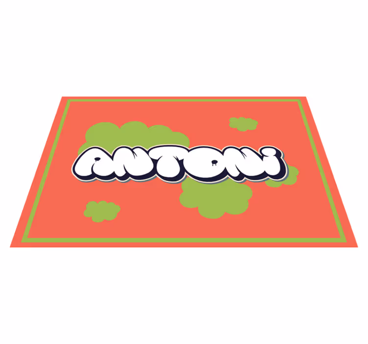 Tovaglietta americana con nome divertente personalizzato - TenStickers