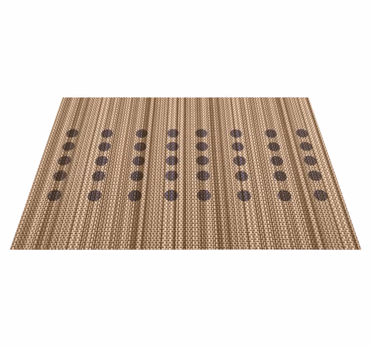Tovaglietta americana textu superficie marrone elegante - TenStickers