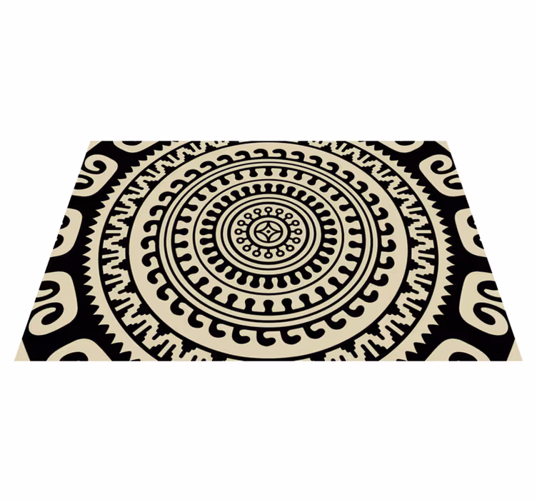 Tovaglietta americana textu forme circolari decorate - TenStickers