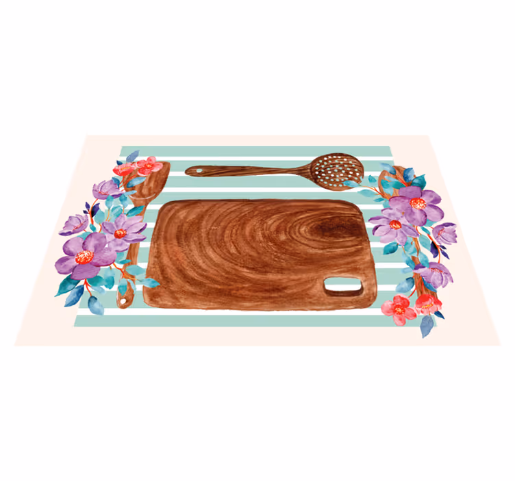 Tovaglietta americana originale scena culinaria elegante - TenStickers