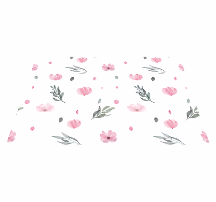 Tovaglietta americana natale motivo floreale tenui - TenStickers
