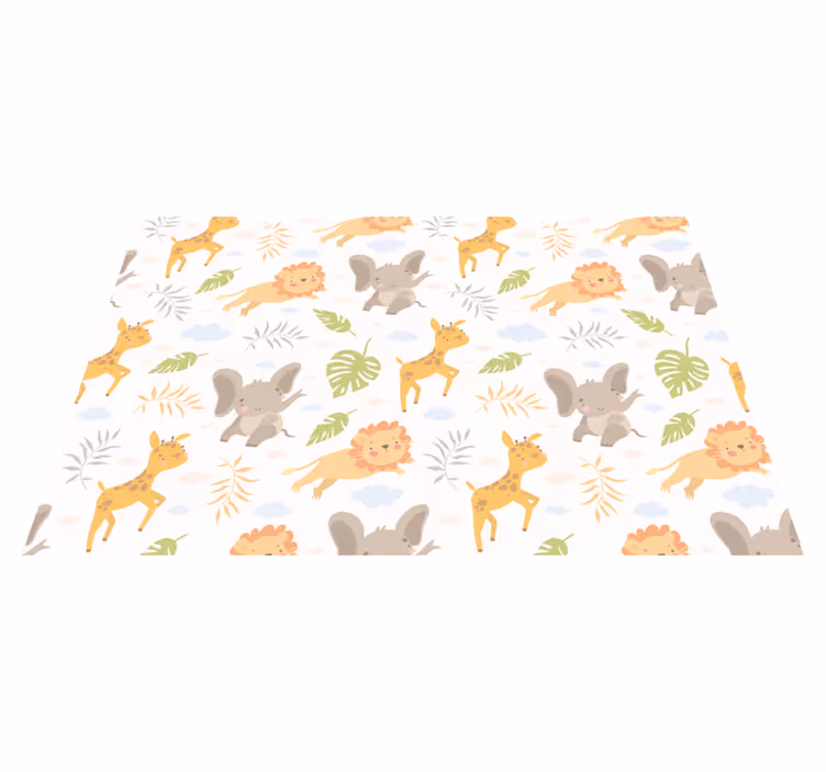 Tovaglietta americana infantile motivi creature adorabili - TenStickers