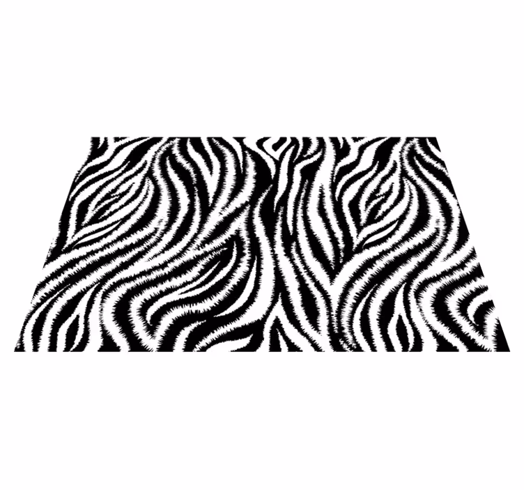 Tovaglietta americana textu motivo zebra - TenStickers