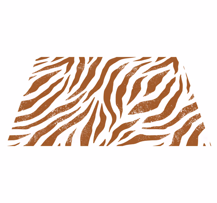 Tovaglietta americana textu copertura a righe zebra - TenStickers