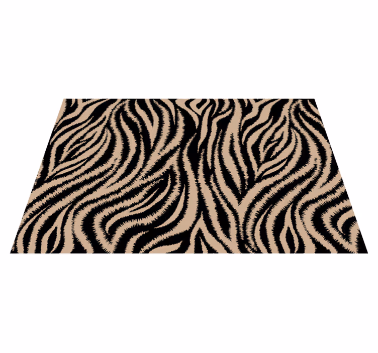 Tovaglietta americana textu superficie a righe zebra - TenStickers