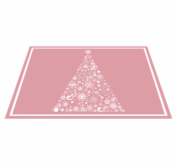 Tovaglietta americana natale motivo albero festivo - TenStickers