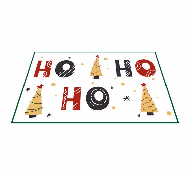 Tovaglietta americana natale motivo albero di natale - TenStickers