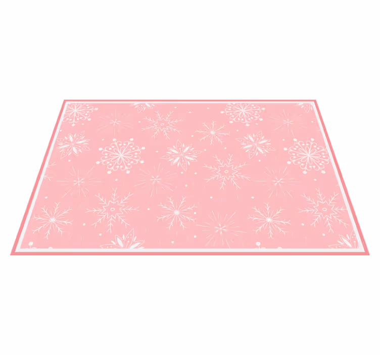 Tovaglietta americana natale superficie testurizzata fiocco - TenStickers