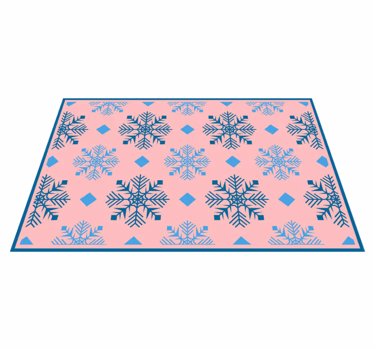 Tovaglietta americana natale con motivo fiocchi di neve - TenStickers