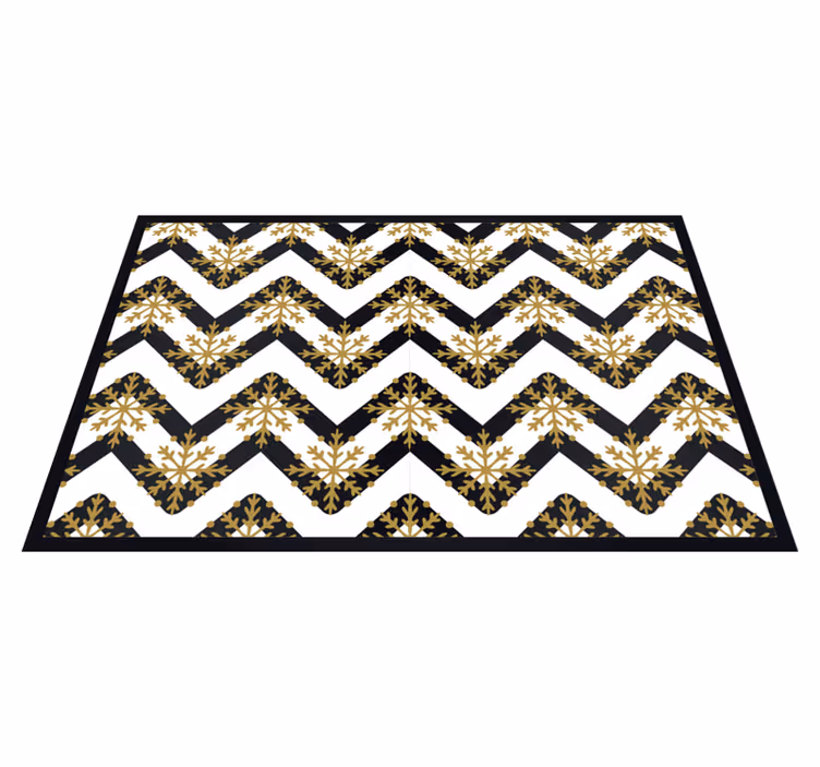Tovaglietta americana natale motivo fiocco chevron - TenStickers