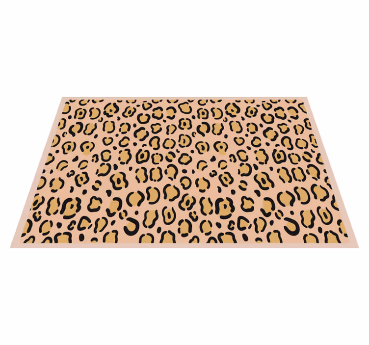 Tovaglietta americana textu stampa pelle di leopardo - TenStickers