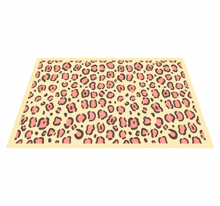 Tovaglietta americana textu stile motivo leopardato - TenStickers