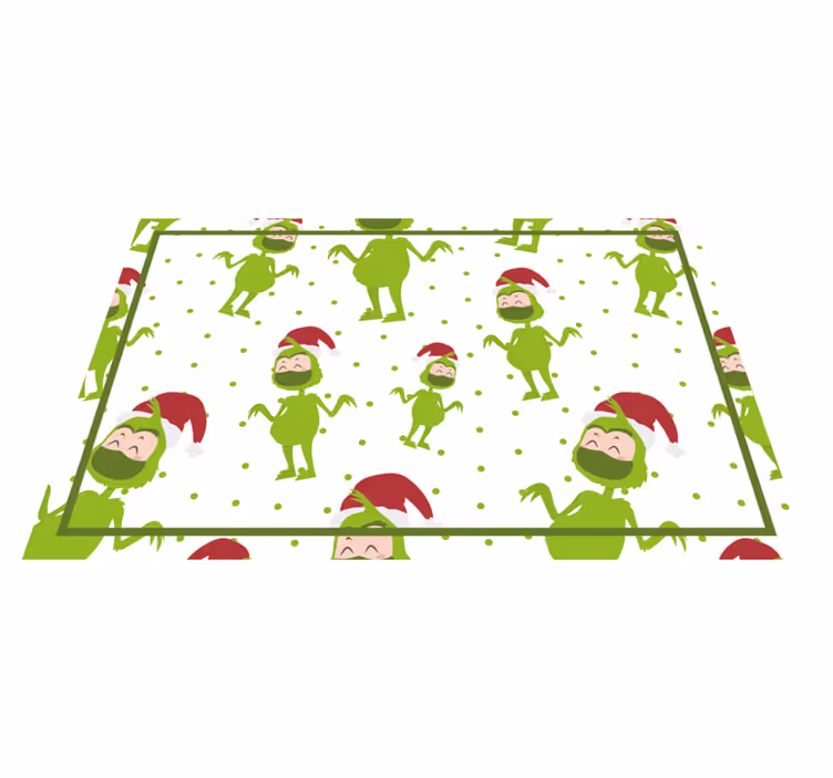 Tovaglietta americana natale personaggi grinch allegri - TenStickers