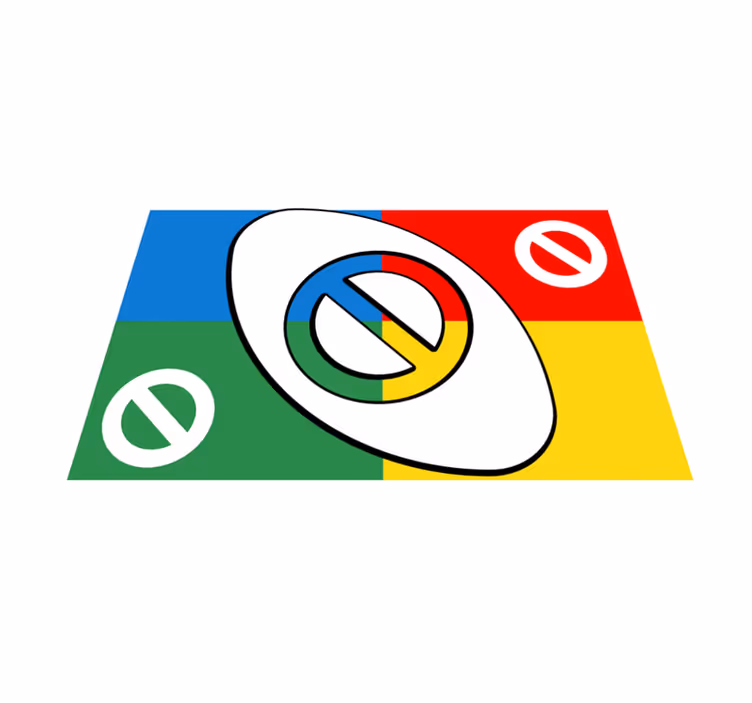 Tovaglietta americana moderna forme colorate astratte - TenStickers