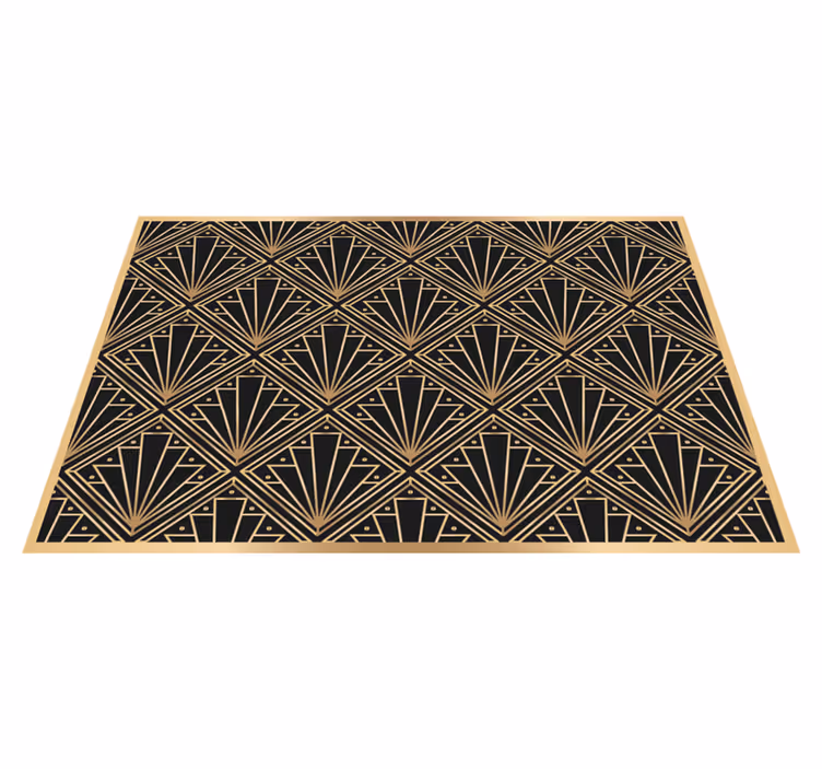 Tovaglietta americana textu motivo art deco - TenStickers
