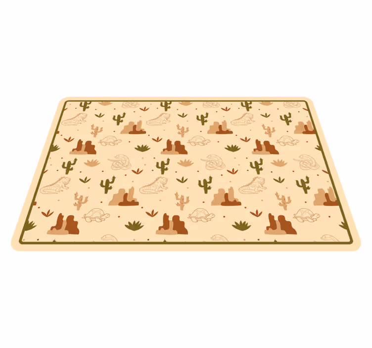 Tovaglietta americana infantile animali del deserto - TenStickers
