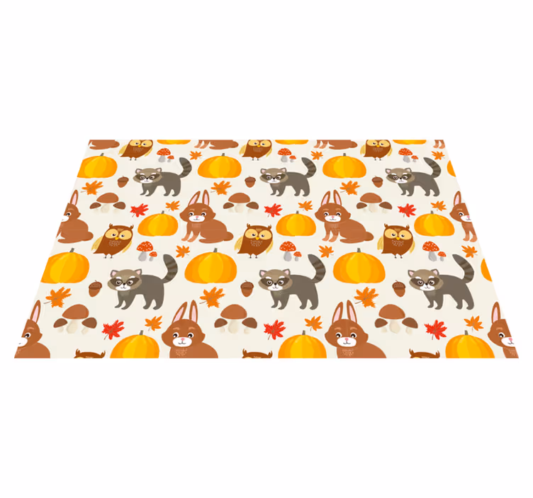 Tovaglietta americana infantile compagni animali adorabili - TenStickers