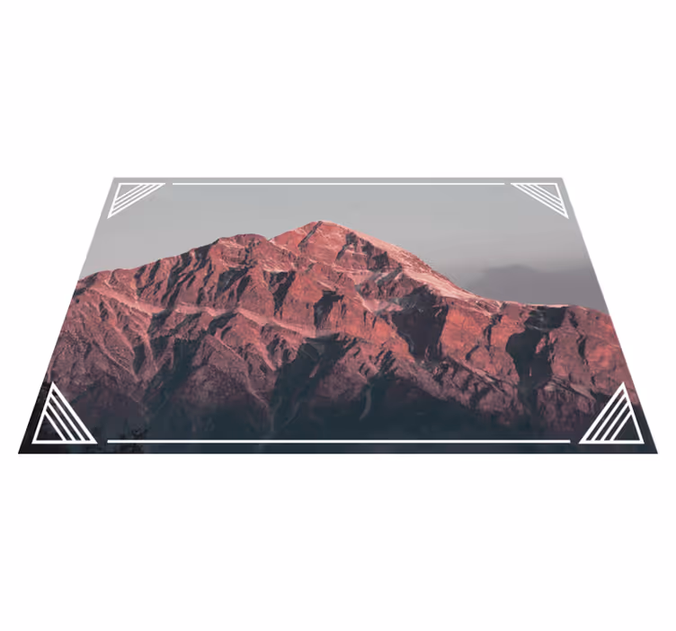 Tovaglietta americana moderna paesaggio montano sereno - TenStickers
