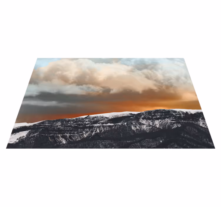 Tovaglietta americana textu orizzonte al tramonto - TenStickers