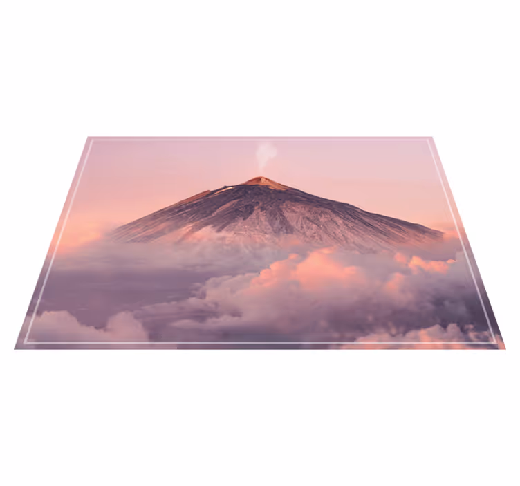 Tovaglietta americana moderna paesaggio montano vulcanico - TenStickers