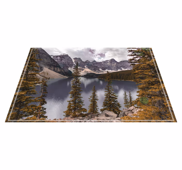 Tovaglietta americana moderna vista panoramica montana - TenStickers