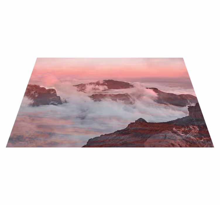 Tovaglietta americana moderna paesaggio montano - TenStickers