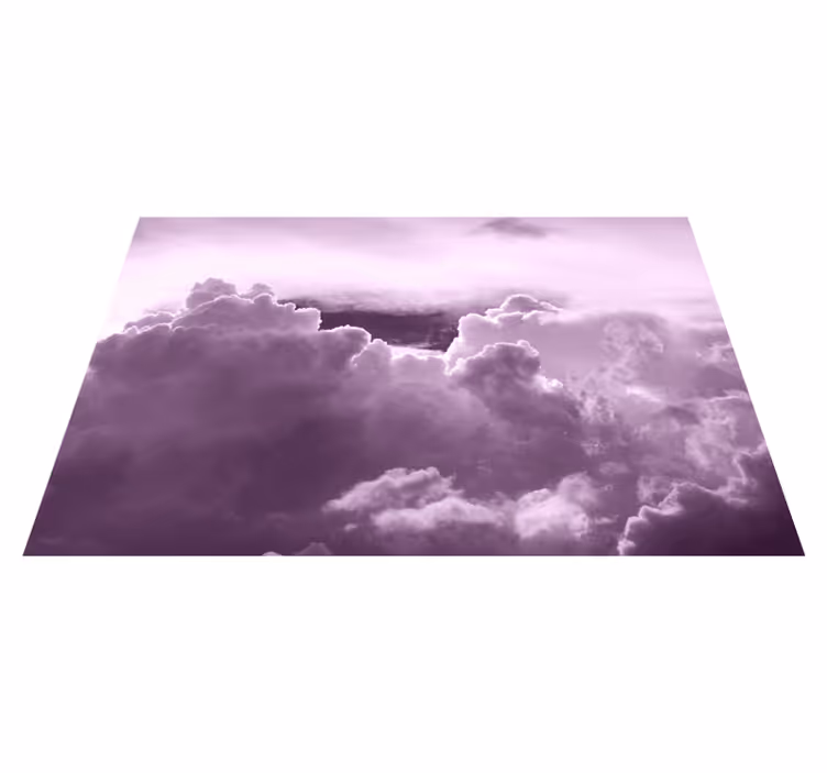 Tovaglietta americana textu nuvole in viola - TenStickers