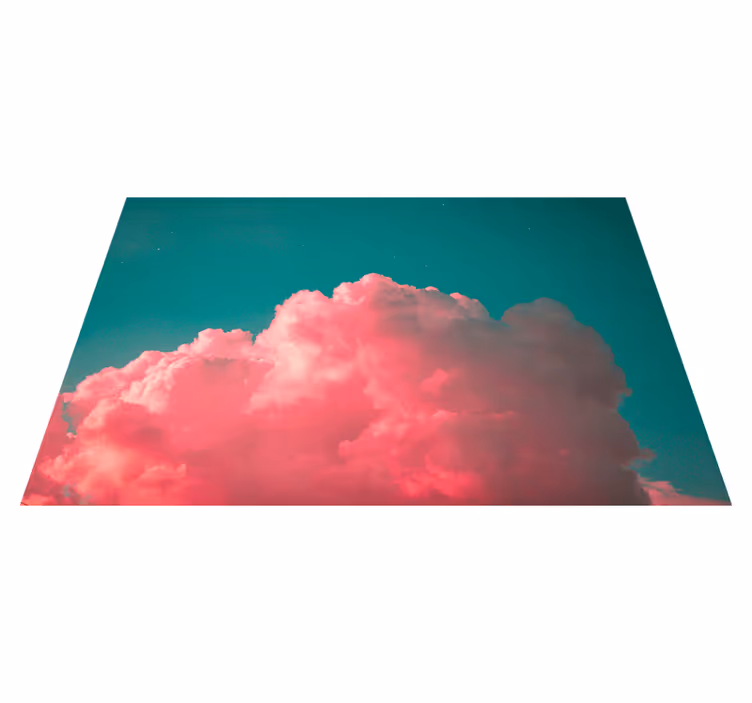 Tovaglietta americana moderna nuvola rosa blush - TenStickers