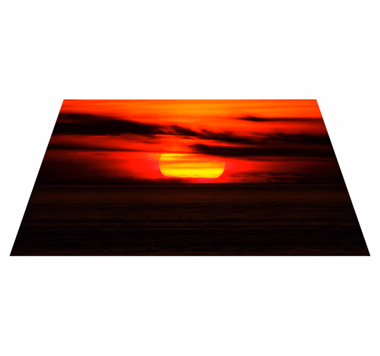 Tovaglietta americana elegante tramonto sull'oceano - TenStickers