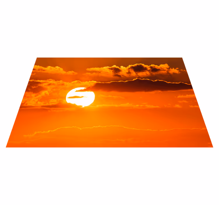 Tovaglietta americana moderna scena cielo al tramonto - TenStickers
