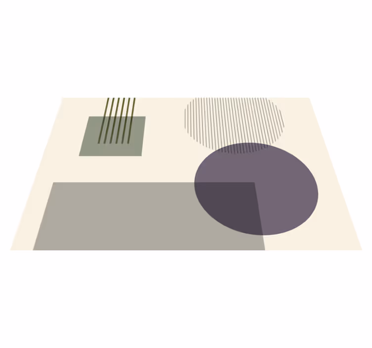 Tovaglietta americana moderna con motivo geometrico - TenStickers