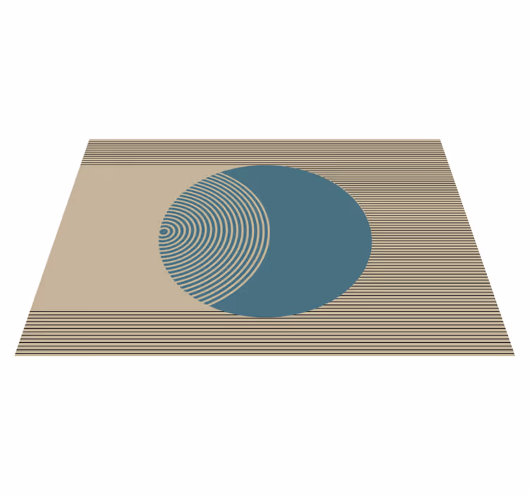 Tovaglietta americana moderna motivo circolare geometrico - TenStickers