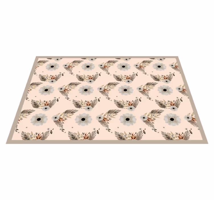 Tovaglietta americana originale motivazione foglia floreale - TenStickers