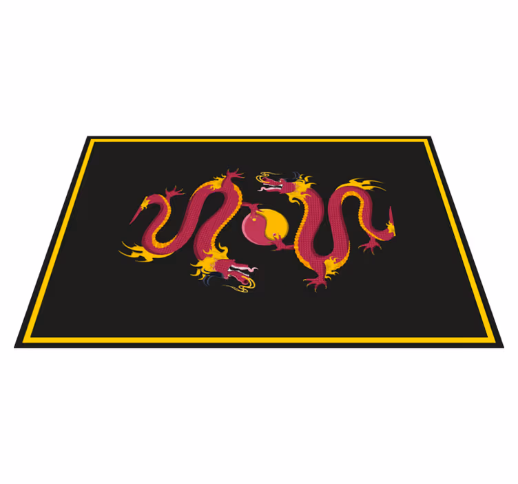 Tovaglietta americana originale motivo drago - TenStickers