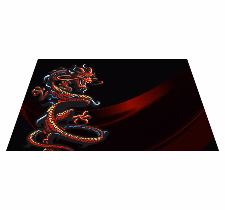 Tovaglietta americana originale con motivo drago - TenStickers