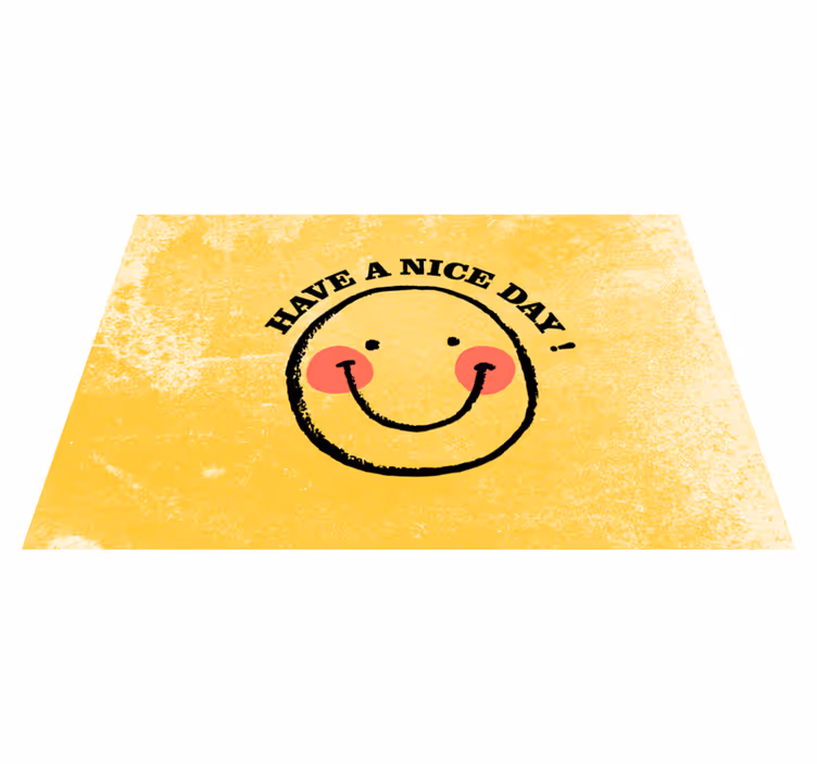 Tovaglietta americana frase faccia sorridente citazione - TenStickers
