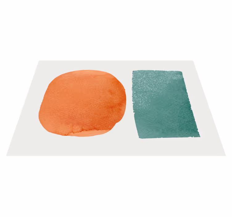 Tovaglietta americana textu macchie di colore astratte - TenStickers