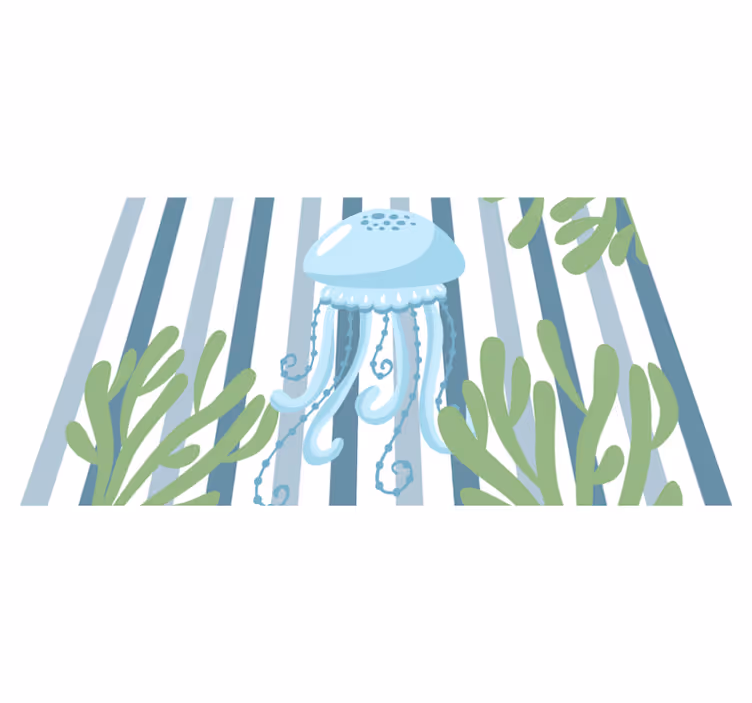 Tovaglietta americana originale scena sottomarina meduse - TenStickers