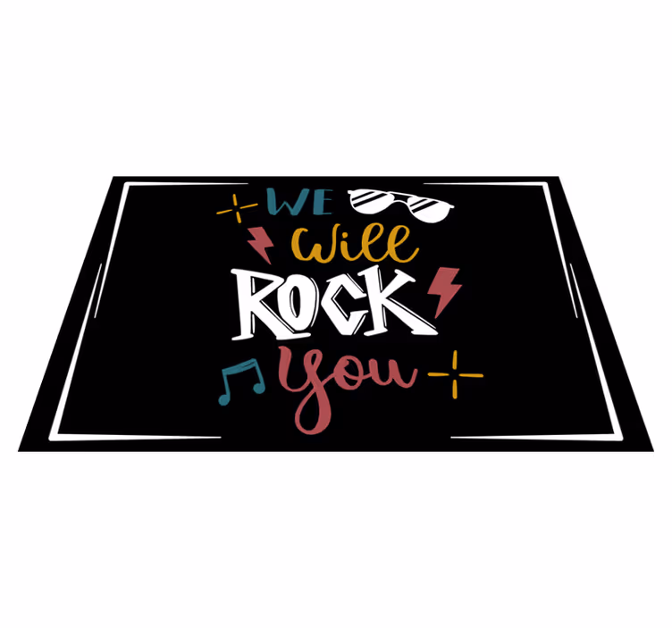 Tovaglietta americana frase citazione audace - TenStickers