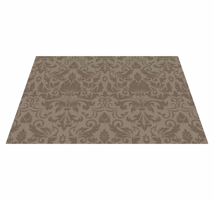 Tovaglietta americana textu concetto botanico intricato - TenStickers