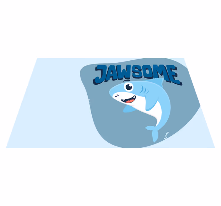 Tovaglietta americana infantile squalo allegro - TenStickers